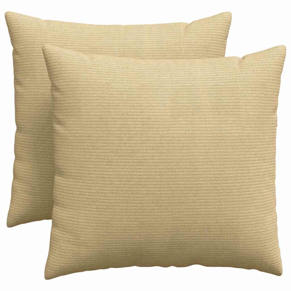 vidaXL Μαξιλάρι Καναπέ 2 pcs Γκρι Πράσινο 50 x 50 cm