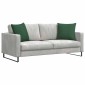 vidaXL Μαξιλάρι Καναπέ 2 pcs Σκούρο Πράσινο 50 x 50 cm