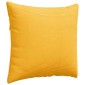 vidaXL Μαξιλάρι Καναπέ 2 pcs Απαλό Κίτρινο 50 x 50 cm