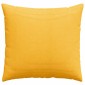 vidaXL Μαξιλάρι Καναπέ 2 pcs Απαλό Κίτρινο 50 x 50 cm