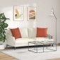 vidaXL Μαξιλάρι Καναπέ 2 pcs Κόκκινο Πορτοκαλί 50 x 50 cm