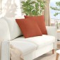vidaXL Μαξιλάρι Καναπέ 2 pcs Κόκκινο Πορτοκαλί 50 x 50 cm