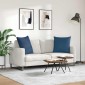 vidaXL Μαξιλάρι Καναπέ 2 τμχ. ύφασμα Μπλε 60 x 60 cm