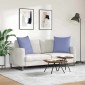 vidaXL Μαξιλάρι Καναπέ 2 τμχ. ύφασμα Μπλε τζην 60 x 60 cm