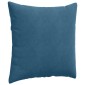 vidaXL Μαξιλάρι Καναπέ 2 pcs Μπλε 60 x 60 cm Υφασμάτινο Κορντουρά