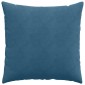 vidaXL Μαξιλάρι Καναπέ 2 pcs Μπλε 60 x 60 cm Υφασμάτινο Κορντουρά