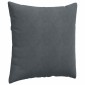 vidaXL Μαξιλάρι Καναπέ 2 pcs Σκούρο Γκρι 60 x 60 cm