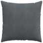 vidaXL Μαξιλάρι Καναπέ 2 pcs Σκούρο Γκρι 60 x 60 cm