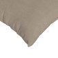 vidaXL Μαξιλάρι Καναπέ 2 pcs Taupe 60 x 60 cm ύφασμα