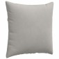 vidaXL Μαξιλάρι Καναπέ 2 pcs Ανοιχτό γκρι 60 x 60 cm ύφασμα