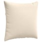 vidaXL Μαξιλάρι Καναπέ 2 pcs Μπεζ 60 x 60 cm ύφασμα