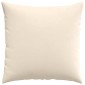 vidaXL Μαξιλάρι Καναπέ 2 pcs Μπεζ 60 x 60 cm ύφασμα