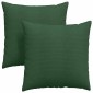vidaXL Μαξιλάρι Καναπέ 2 pcs Σκούρο Πράσινο 60 x 60 cm