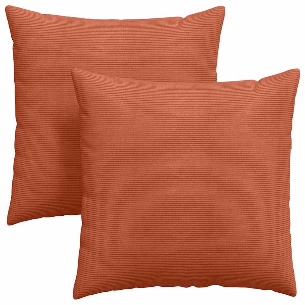 vidaXL Μαξιλάρι Καναπέ 2 pcs Κόκκινο Πορτοκαλί 60 x 60 cm