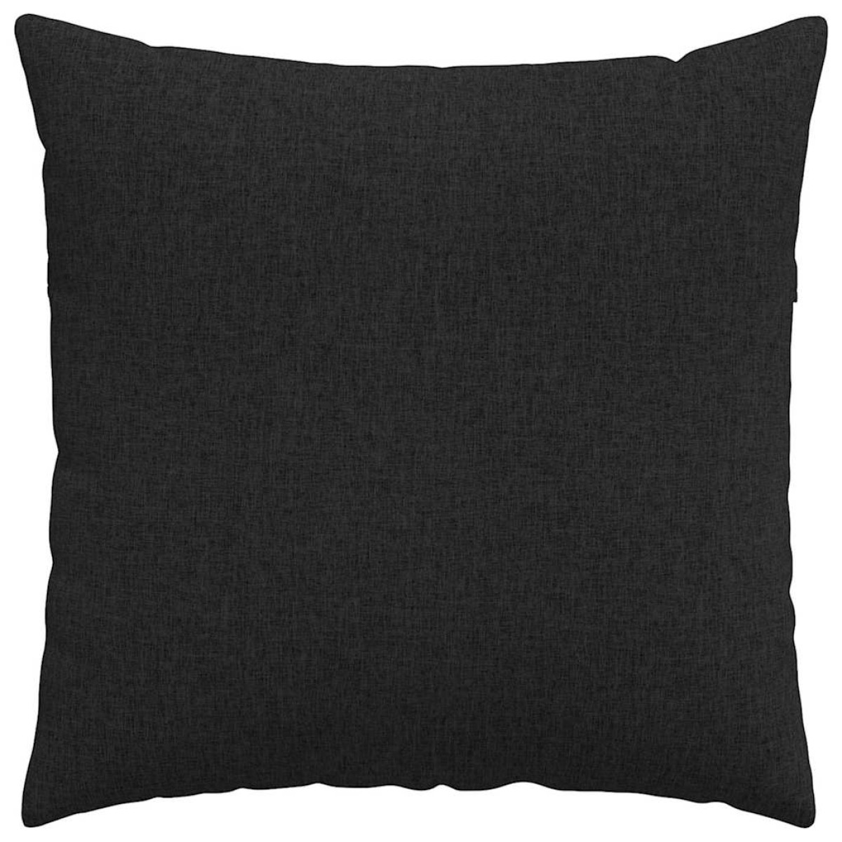 vidaXL Μαξιλάρι Καναπέ 2 τμχ. ύφασμα Μαύρο 80 x 80 cm