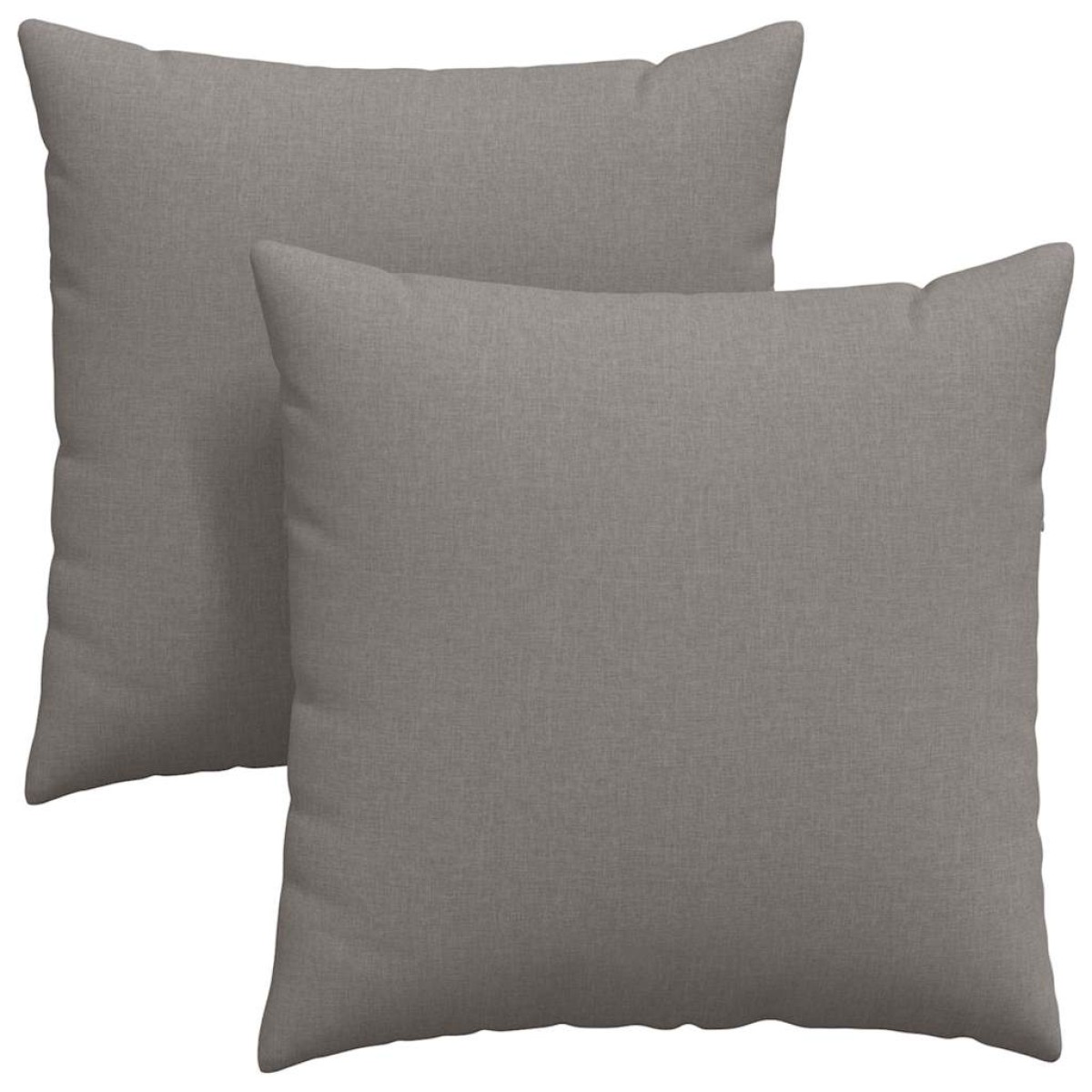 vidaXL Μαξιλάρι Καναπέ 2 τμχ. ύφασμα Taupe 80 x 80 cm
