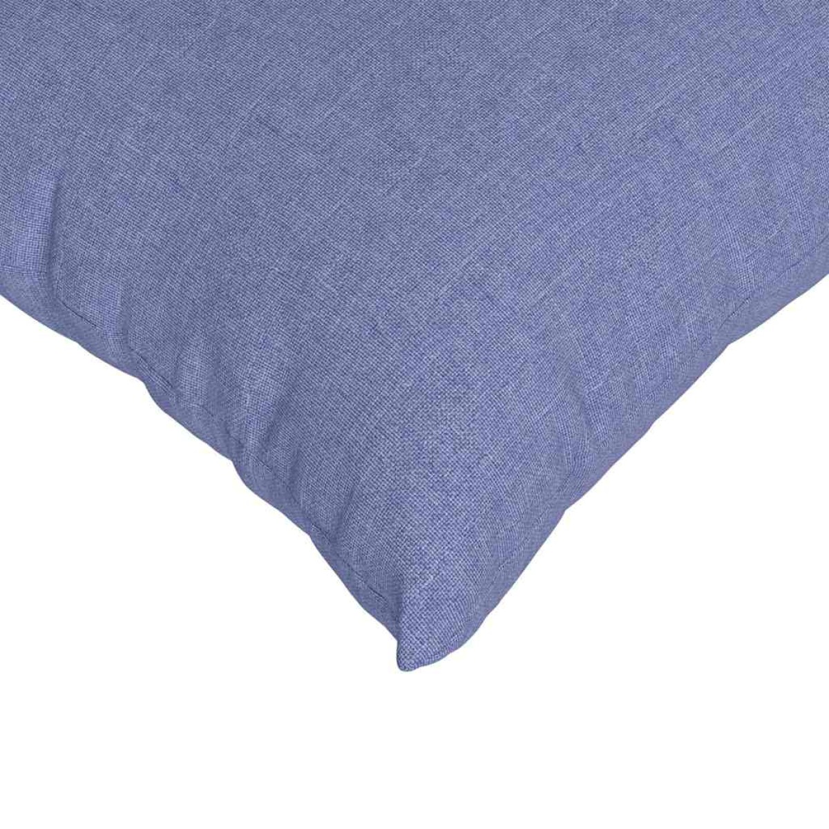 vidaXL Μαξιλάρι Καναπέ 2 τμχ. ύφασμα Μπλε τζην 80 x 80 cm