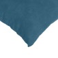 vidaXL Μαξιλάρι Καναπέ 2 pcs Μπλε 80 x 80 cm Υφασμάτινο Κορντουρά