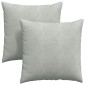 vidaXL Μαξιλάρι Καναπέ 2 pcs Ανοιχτό γκρι 80 x 80 cm