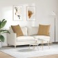 vidaXL Μαξιλάρι Καναπέ 2 pcs Καφέ 80 x 80 cm Υφασμάτινο Κορντουρά