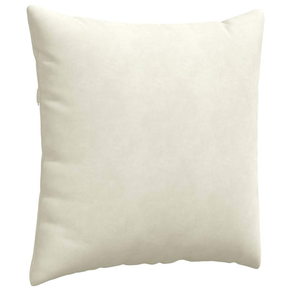 vidaXL Μαξιλάρι Καναπέ 2 pcs Κρεμ 80 x 80 cm Υφασμάτινο Κορντουρά