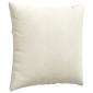vidaXL Μαξιλάρι Καναπέ 2 pcs Κρεμ 80 x 80 cm Υφασμάτινο Κορντουρά