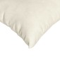 vidaXL Μαξιλάρι Καναπέ 2 pcs Κρεμ 80 x 80 cm Υφασμάτινο Κορντουρά
