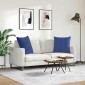 vidaXL Μαξιλάρι Καναπέ 2 pcs Μπλε Αστυνομίας 80 x 80 cm