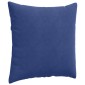 vidaXL Μαξιλάρι Καναπέ 2 pcs Μπλε Αστυνομίας 80 x 80 cm
