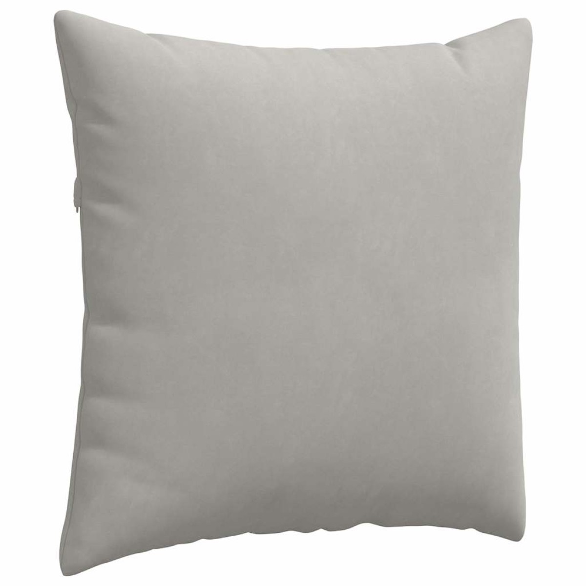 vidaXL Μαξιλάρι Καναπέ 2 pcs Ανοιχτό γκρι 80 x 80 cm ύφασμα