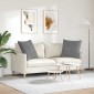 vidaXL Μαξιλάρι Καναπέ 2 pcs Σκούρο Γκρι 80 x 80 cm ύφασμα