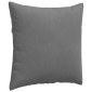 vidaXL Μαξιλάρι Καναπέ 2 pcs Σκούρο Γκρι 80 x 80 cm ύφασμα