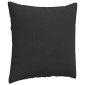 vidaXL Μαξιλάρι Καναπέ 2 pcs Μαύρο 80 x 80 cm ύφασμα