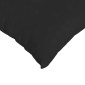 vidaXL Μαξιλάρι Καναπέ 2 pcs Μαύρο 80 x 80 cm ύφασμα