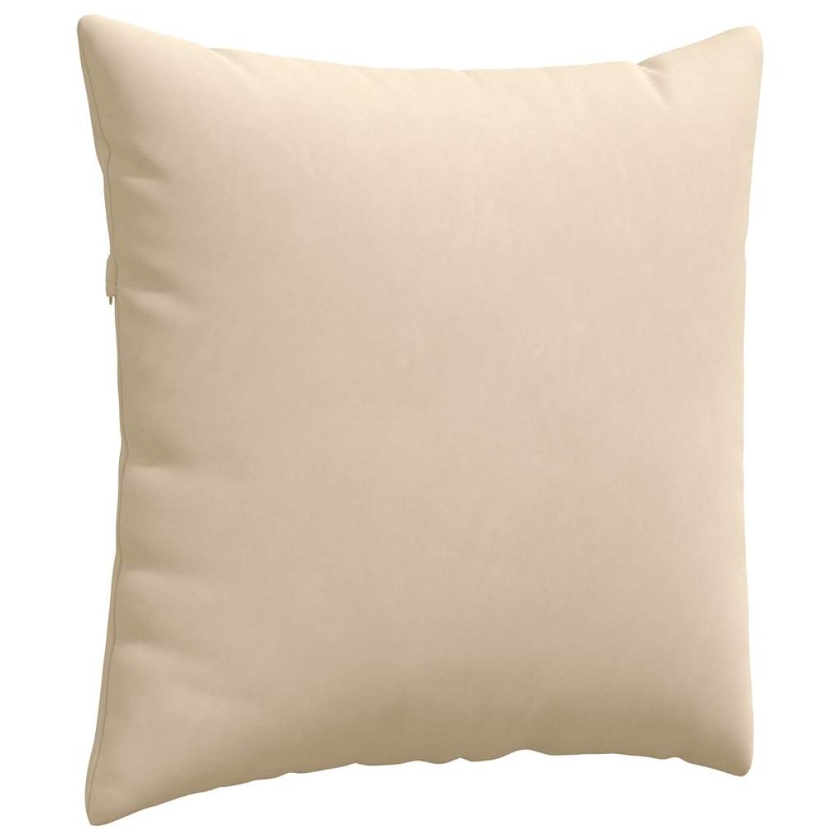 vidaXL Μαξιλάρι Καναπέ 2 pcs Κρεμ 80 x 80 cm ύφασμα