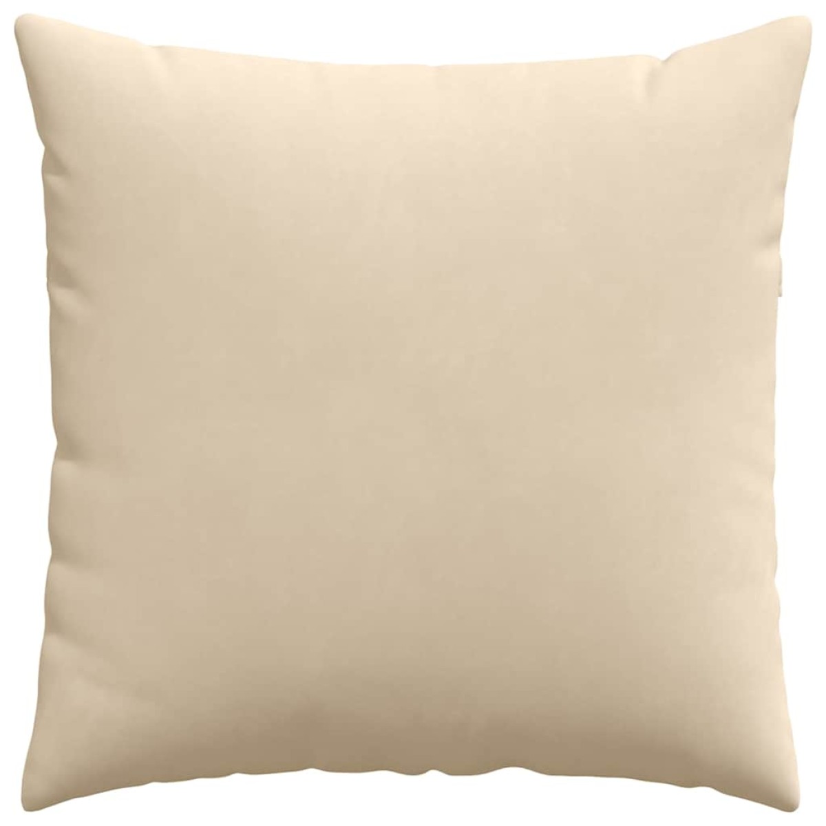 vidaXL Μαξιλάρι Καναπέ 2 pcs Κρεμ 80 x 80 cm ύφασμα