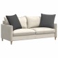 vidaXL Μαξιλάρι Καναπέ 2 pcs Σκούρο Γκρι 80 x 80 cm