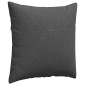 vidaXL Μαξιλάρι Καναπέ 2 pcs Σκούρο Γκρι 80 x 80 cm