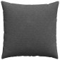 vidaXL Μαξιλάρι Καναπέ 2 pcs Σκούρο Γκρι 80 x 80 cm