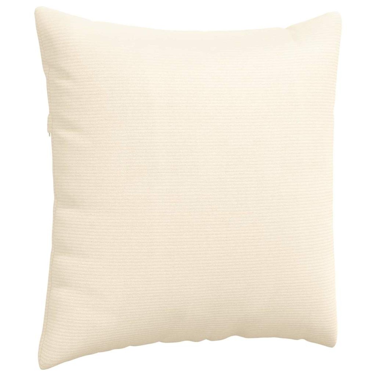 vidaXL Μαξιλάρι Καναπέ 2 pcs Κρεμ 80 x 80 cm Υφασμάτινο Κορντουρά