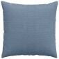 vidaXL Μαξιλάρι Καναπέ 2 pcs Μπλε 80 x 80 cm Υφασμάτινο Κορντουρά