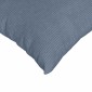 vidaXL Μαξιλάρι Καναπέ 2 pcs Μπλε 80 x 80 cm Υφασμάτινο Κορντουρά