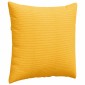 vidaXL Μαξιλάρι Καναπέ 2 pcs Απαλό Κίτρινο 80 x 80 cm