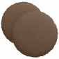 vidaXL Μαξιλάρια καθισμάτων 2 τμχ. ύφασμα Καφέ Ø40 x 13 εκ