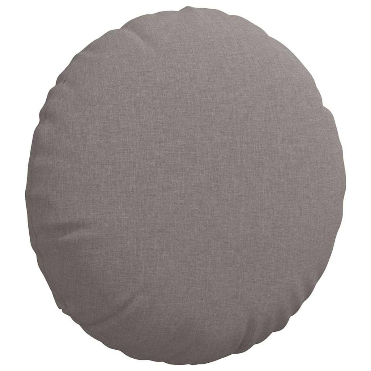 vidaXL Μαξιλάρια καθισμάτων 2 τμχ. ύφασμα Taupe Ø40 x 13 εκ