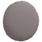 vidaXL Μαξιλάρια καθισμάτων 2 τμχ. ύφασμα Taupe Ø40 x 13 εκ