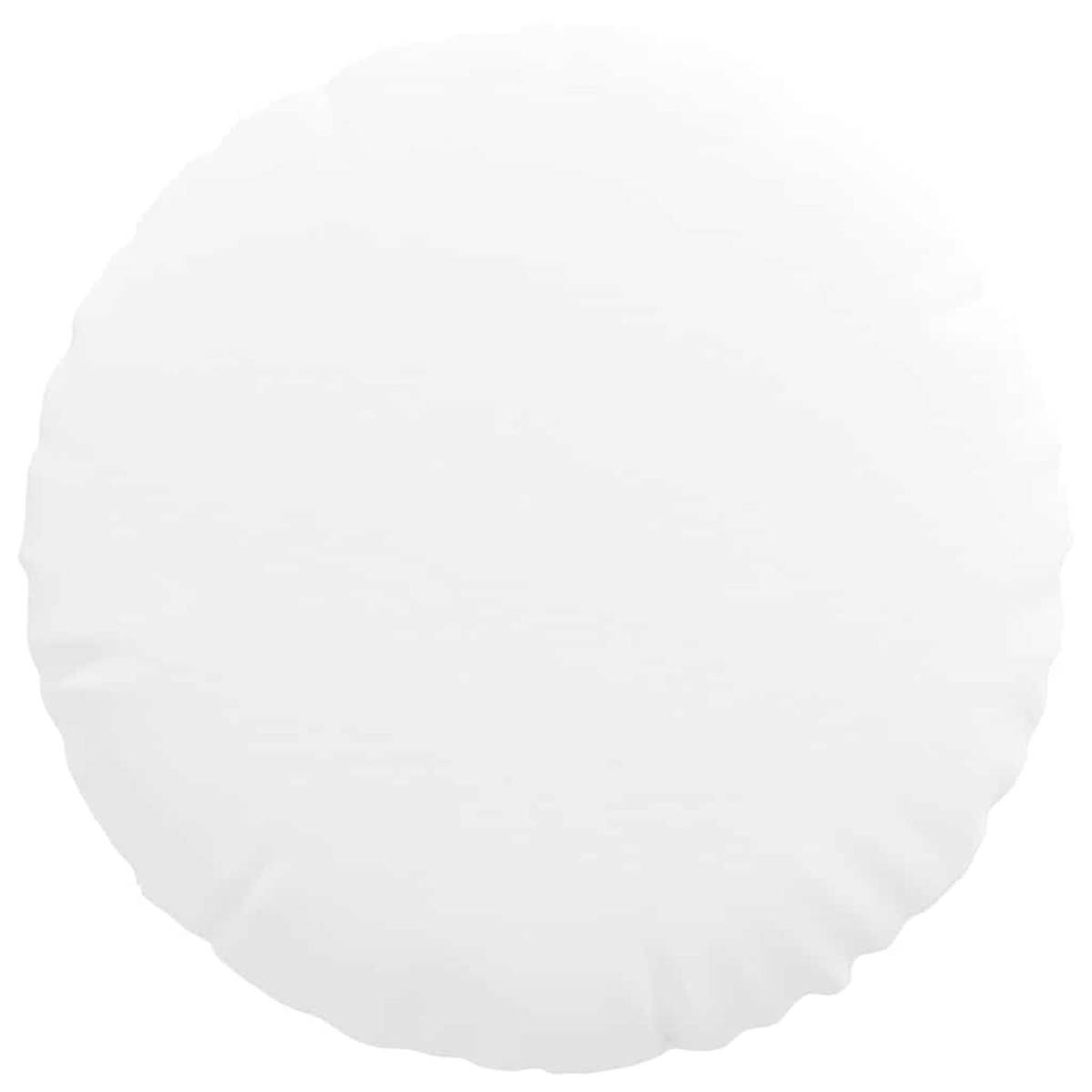 vidaXL Μαξιλάρια καθισμάτων 2 τμχ. ύφασμα Λευκό Ø40 x 13 εκ