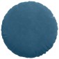 vidaXL Μαξιλάρια καθισμάτων 2 pcs Μπλε Ø 40 x 13 εκ. Βελούδο