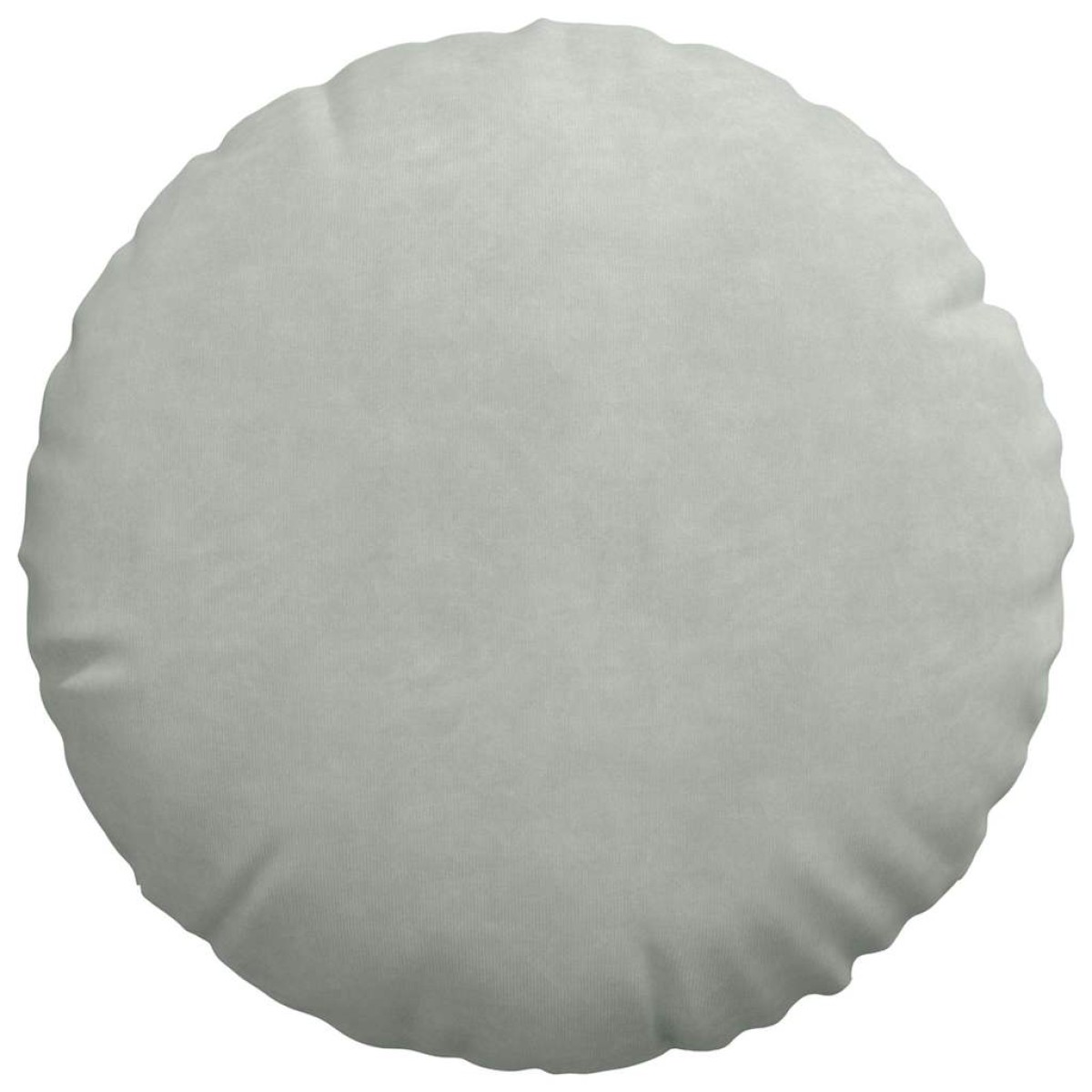 vidaXL Μαξιλάρια καθισμάτων 2 pcs Ανοιχτό γκρι Ø 40 x 13 εκ. Βελούδο