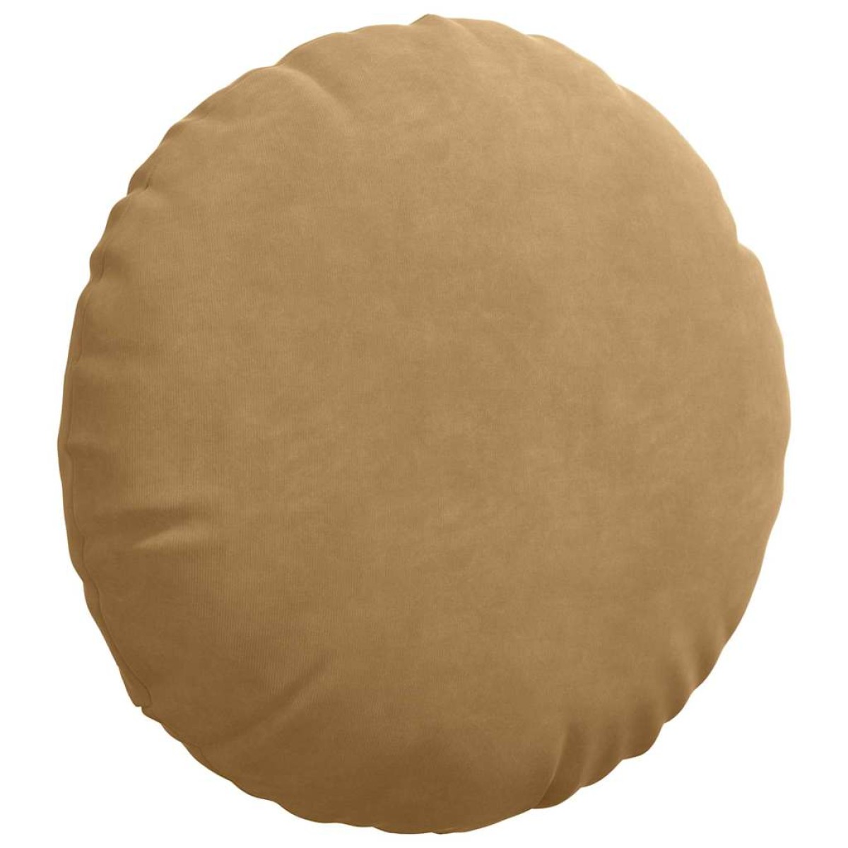 vidaXL Μαξιλάρια καθισμάτων 2 pcs Καφέ Ø 40 x 13 εκ. Βελούδο